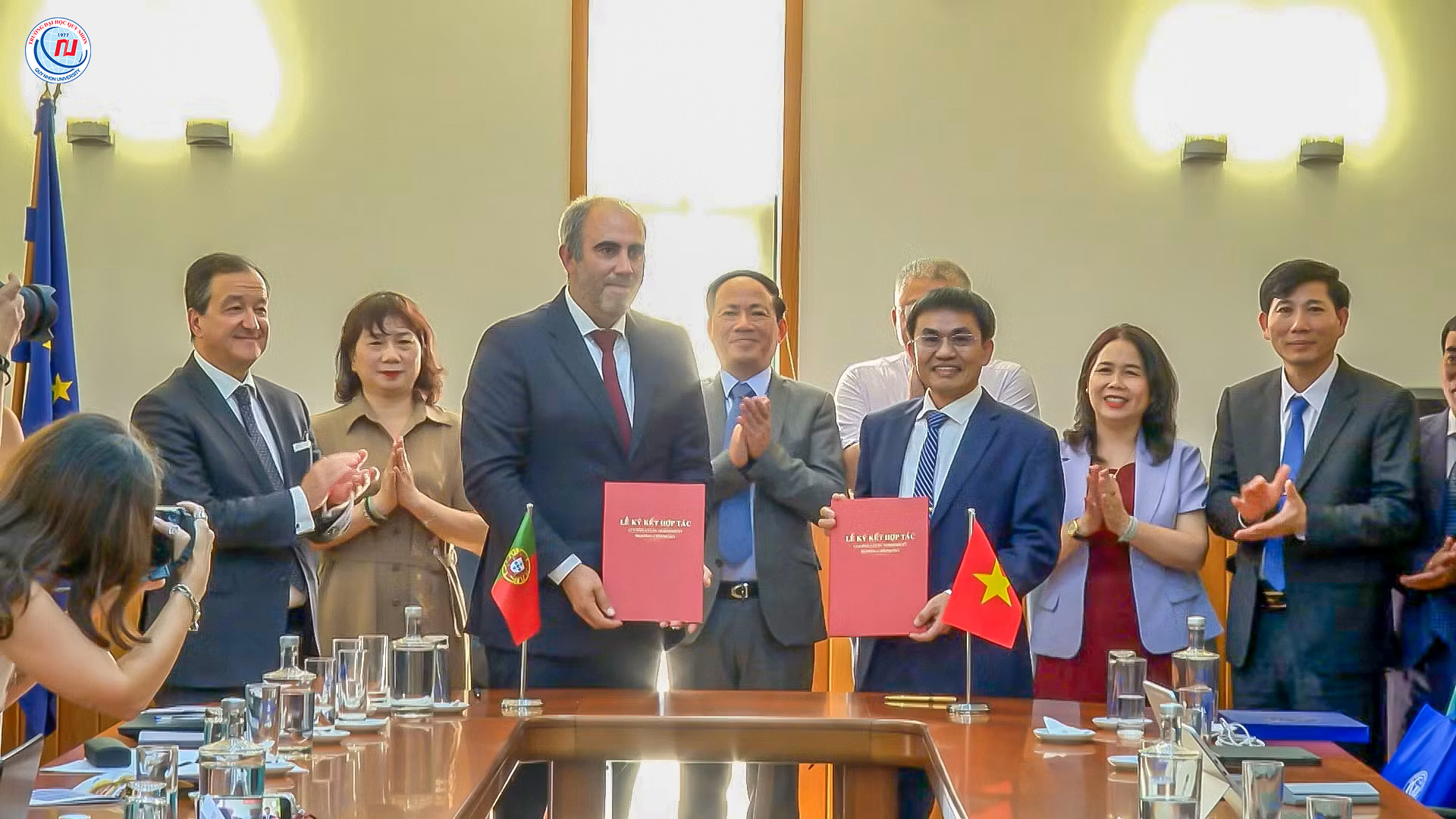 Trường Đại học Quy Nhơn ký kết Biên bản ghi nhớ hợp tác với Trường Đại học Bách khoa Guarda (Bồ Đào Nha) – Mở rộng hợp tác giáo dục và nghiên cứu quốc tế